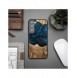 Trä och hartsfodral till Samsung Galaxy S23 Plus Bewood Unique Neptune - marinblått och svart