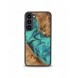 Bewood Unique Turquoise Wood and Resin Fodral till Samsung Galaxy S23 Plus - Turkossvart