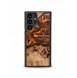Trä och hartsfodral till Samsung Galaxy S23 Ultra Bewood Unique Orange - orange och svart