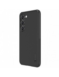 Nillkin Super Frosted Shield Pro fodral till Samsung Galaxy S23+ pansarfodral + telefonställ svart