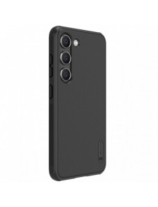 Nillkin Super Frosted Shield Pro fodral till Samsung Galaxy S23+ pansarfodral + telefonställ svart