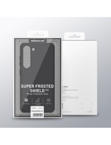 Nillkin Super Frosted Shield Pro-fodral för Samsung Galaxy S23+ pansarfodral + telefonställ blå