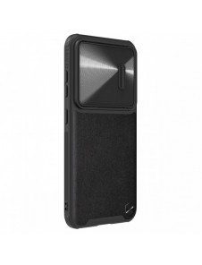 Nillkin CamShield Läder S-fodral till Samsung Galaxy S23+ skal med kamerafodral svart