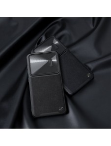 Nillkin CamShield Läder S-fodral till Samsung Galaxy S23+ skal med kamerafodral svart
