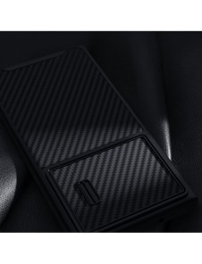 Nillkin Synthetic Fiber S Fodral till Samsung Galaxy S23 Ultra skal kamerafodral svart