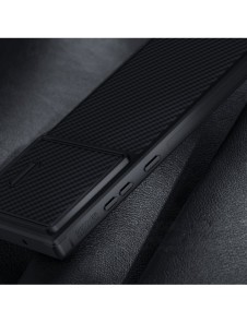 Nillkin Synthetic Fiber S Fodral till Samsung Galaxy S23 Ultra skal kamerafodral svart