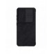 Nillkin Qin Leather Pro Fodral till Samsung Galaxy S23+ flip-fodral kamerafodral svart