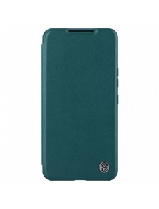 Nillkin Qin Leather Pro Case Samsung Galaxy S23+ Flip Cover Kamerafodral grön