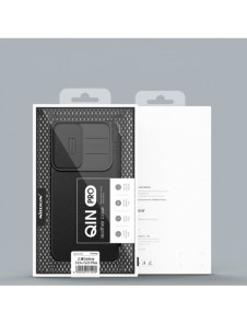 Nillkin Qin Leather Pro Case Samsung Galaxy S23+ Flip Cover Kamerafodral grön