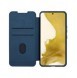 Nillkin Qin Cloth Pro-fodral för Samsung Galaxy S23+ Flip Cover kamerafodral blå