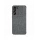 Nillkin Qin Cloth Pro Fodral för Samsung Galaxy S23+ Flip Cover Camera Cover Grå