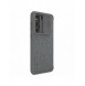 Nillkin Qin Cloth Pro Fodral för Samsung Galaxy S23+ Flip Cover Camera Cover Grå