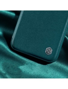 Nillkin Qin Cloth Pro Fodral för Samsung Galaxy S23+ Flip Cover Camera Cover Grå