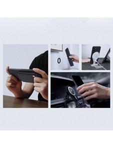 Nillkin Super Frosted Shield Pro Magnetic Case för Samsung Galaxy S23+ med MagSafe pansarskal svart