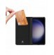 Plånboksfodral med ställ för Samsung Galaxy S23 FE Dux Ducis Skin Pro - svart