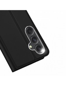 Plånboksfodral med ställ för Samsung Galaxy S23 FE Dux Ducis Skin Pro - svart