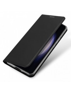Plånboksfodral med ställ för Samsung Galaxy S23 FE Dux Ducis Skin Pro - svart
