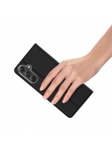 Plånboksfodral med ställ för Samsung Galaxy S23 FE Dux Ducis Skin Pro - svart
