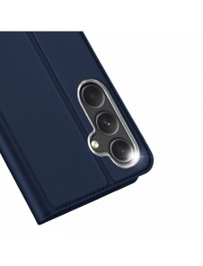 Plånboksfodral med ställ för Samsung Galaxy S23 FE Dux Ducis Skin Pro - blå