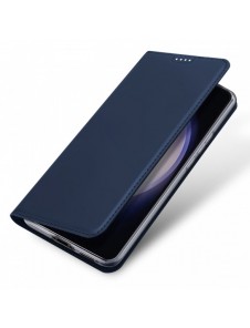 Plånboksfodral med ställ för Samsung Galaxy S23 FE Dux Ducis Skin Pro - blå
