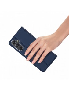 Plånboksfodral med ställ för Samsung Galaxy S23 FE Dux Ducis Skin Pro - blå