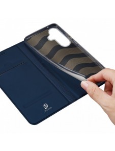 Plånboksfodral med ställ för Samsung Galaxy S23 FE Dux Ducis Skin Pro - blå