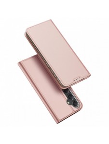 Plånboksfodral med ställ för Samsung Galaxy S23 FE Dux Ducis Skin Pro - rosa