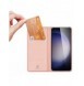 Plånboksfodral med ställ för Samsung Galaxy S23 FE Dux Ducis Skin Pro - rosa