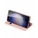 Plånboksfodral med ställ för Samsung Galaxy S23 FE Dux Ducis Skin Pro - rosa