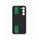 Samsung Silicone Grip Cover Case för Samsung Galaxy S23+ silikonfodral med handledsrem svart (EF-GS916TBEGWW)