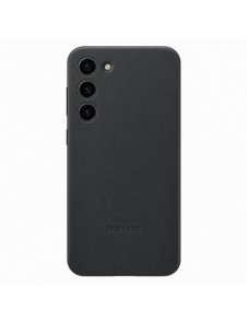 Samsung läderfodral för Samsung Galaxy S23+ skal tillverkat av svart naturläder (EF-VS916LBEGWW)