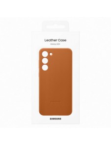Samsung läderfodral för Samsung Galaxy S23+ äkta kamelläderfodral (EF-VS916LAEGWW)