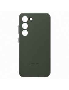 Samsung läderfodral för Samsung Galaxy S23 fodral tillverkat av naturligt lädergrönt (EF-VS911LGEGWW)