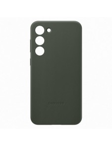Samsung läderfodral för Samsung Galaxy S23+ fodral tillverkat av naturligt lädergrönt (EF-VS916LGEGWW)