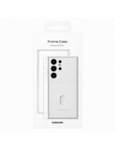 Samsung ramskydd till Samsung Galaxy S23 Ultra skal med utbytbara baksidor vit (EF-MS918CWEGWW)
