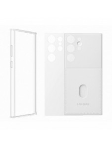 Samsung ramskydd till Samsung Galaxy S23 Ultra skal med utbytbara baksidor vit (EF-MS918CWEGWW)