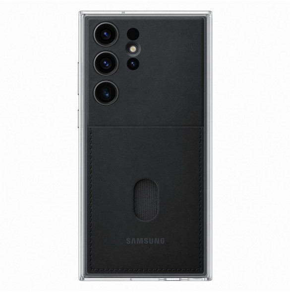 Samsung ramskydd för Samsung Galaxy S23 Ultra fodral med utbytbara baksidor svart (EF-MS918CBEGWW)