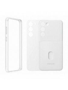 Samsung ramskydd för Samsung Galaxy S23+ skal med utbytbara baksidor vit (EF-MS916CWEGWW)