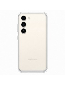 Samsung ramskydd för Samsung Galaxy S23 fodral med utbytbara baksidor vit (EF-MS911CWEGWW)