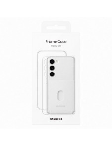 Samsung ramskydd för Samsung Galaxy S23 fodral med utbytbara baksidor vit (EF-MS911CWEGWW)