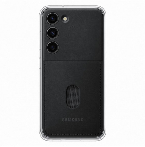 Samsung Frame Cover fodral för Samsung Galaxy S23 fodral med utbytbara baksidor svart (EF-MS911CBEGWW)