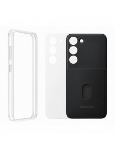 Samsung Frame Cover fodral för Samsung Galaxy S23 fodral med utbytbara baksidor svart (EF-MS911CBEGWW)