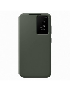 Samsung Smart View Wallet Fodral för Samsung Galaxy S23 Fodral med Smart Flip Window Card Wallet khaki (EF-ZS911CGEGWW)