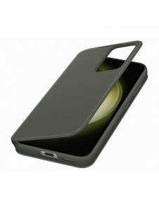 Samsung Smart View Wallet Fodral för Samsung Galaxy S23 Fodral med Smart Flip Window Card Wallet khaki (EF-ZS911CGEGWW)