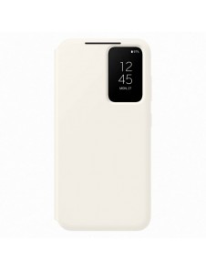 Samsung Smart View Wallet Case för Samsung Galaxy S23 Cover med Smart Flip Window Card Wallet Cream (EF-ZS911CUEGWW)