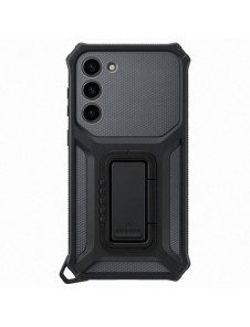 Samsung Rugged Gadget Case för Samsung Galaxy S23+ Rugged Cover Ring Hållare Stativ grå (EF-RS916CBEGWW)