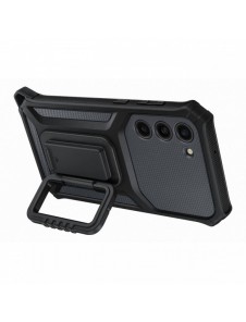 Samsung Rugged Gadget Case för Samsung Galaxy S23+ Rugged Cover Ring Hållare Stativ grå (EF-RS916CBEGWW)