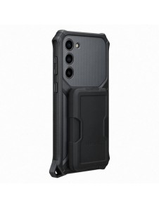 Samsung Rugged Gadget Case för Samsung Galaxy S23+ Rugged Cover Ring Hållare Stativ grå (EF-RS916CBEGWW)