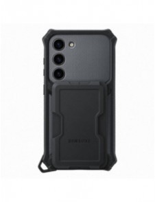 Samsung Rugged Gadget Case för Samsung Galaxy S23 Rugged Cover Ring Hållare Stativ grå (EF-RS911CBEGWW)