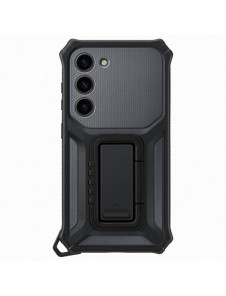 Samsung Rugged Gadget Case för Samsung Galaxy S23 Rugged Cover Ring Hållare Stativ grå (EF-RS911CBEGWW)